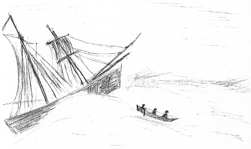 Der Heilige Nikolaus auf dem Meer